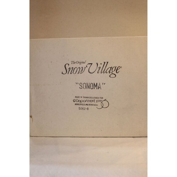 Dept 56 Snow Village - Sonoma House - Picture 6 of 6
